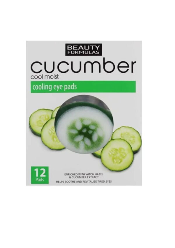 Beauty Formulas Cucumber Eye Pads 12 Pads