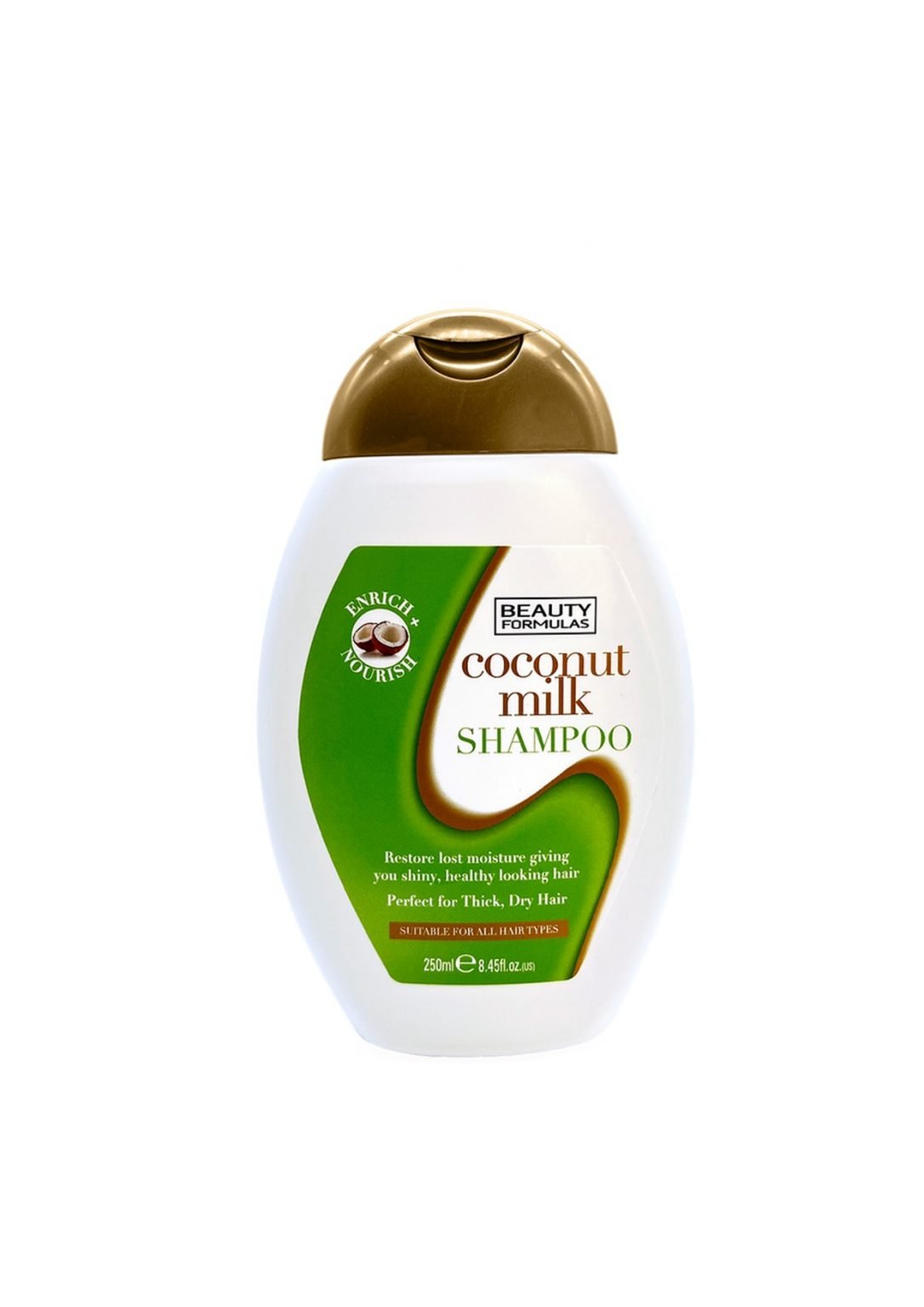 Beauty Formulas Coconut Milk Shampoo Beauty for you Malta